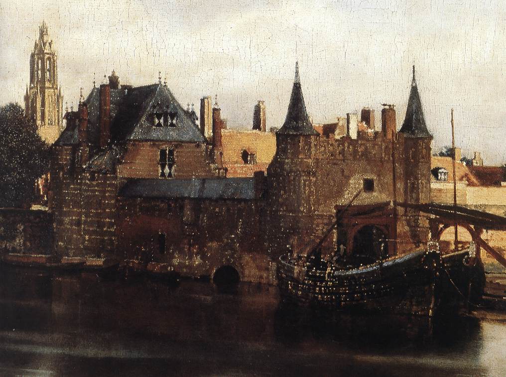 View of Delft (detail) et